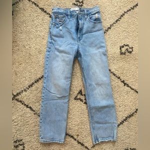 Abercrombie & Fitch ‘The Ankle Straight Ultra High Rise’ size 25